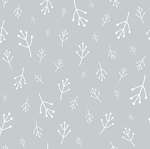 Dreamgenii Feeding Nursing Pillow Cover - Grey Floral - Spare Cotton Cover