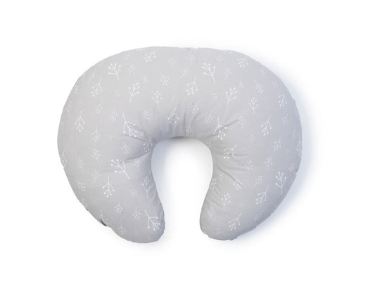Dreamgenii Feeding Nursing Pillow Cover - Grey Floral - Spare Cotton Cover
